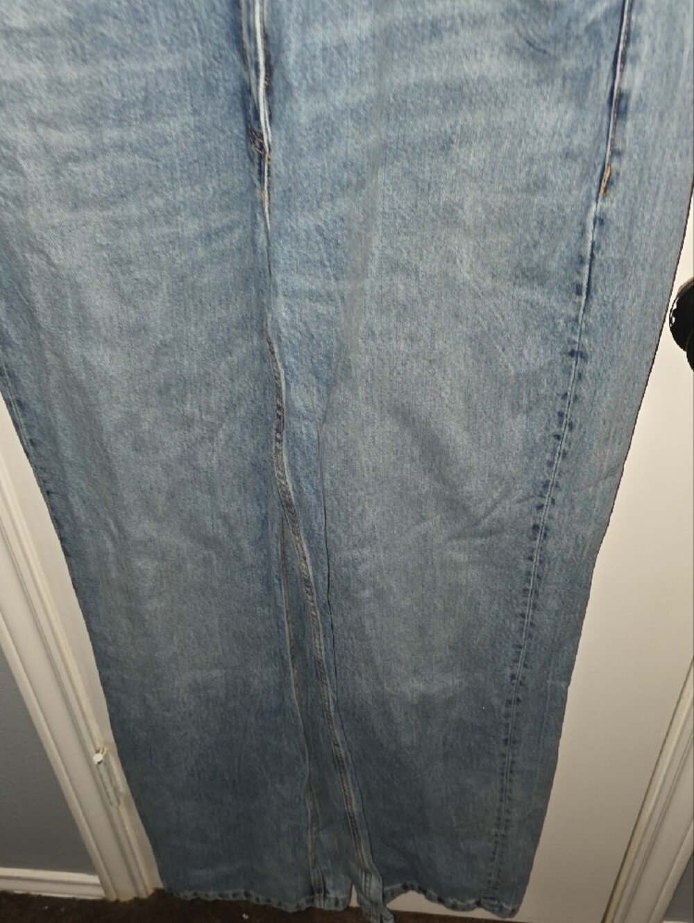 Zara Light Blue Denim Jumpsuit - Picture 4 of 7